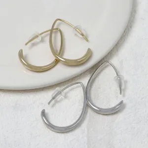 Polished Teardrop Earrings