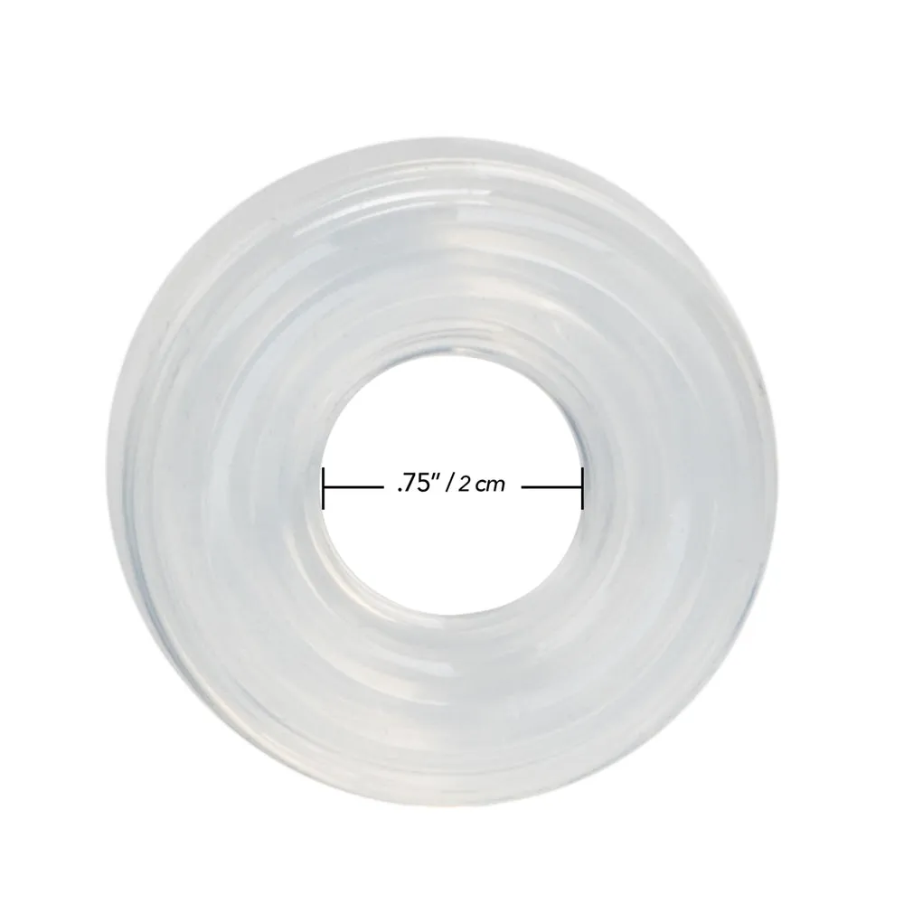 Premium Silicone Ring Medium Clear