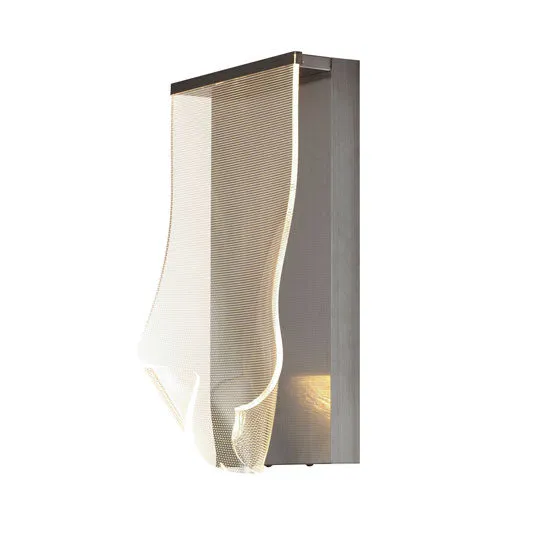 Rinkle LED Wall Sconce, 350 Lumens, 4.5W, 3000K, Polished Chrome, French Gold or Brushed Gunmetal