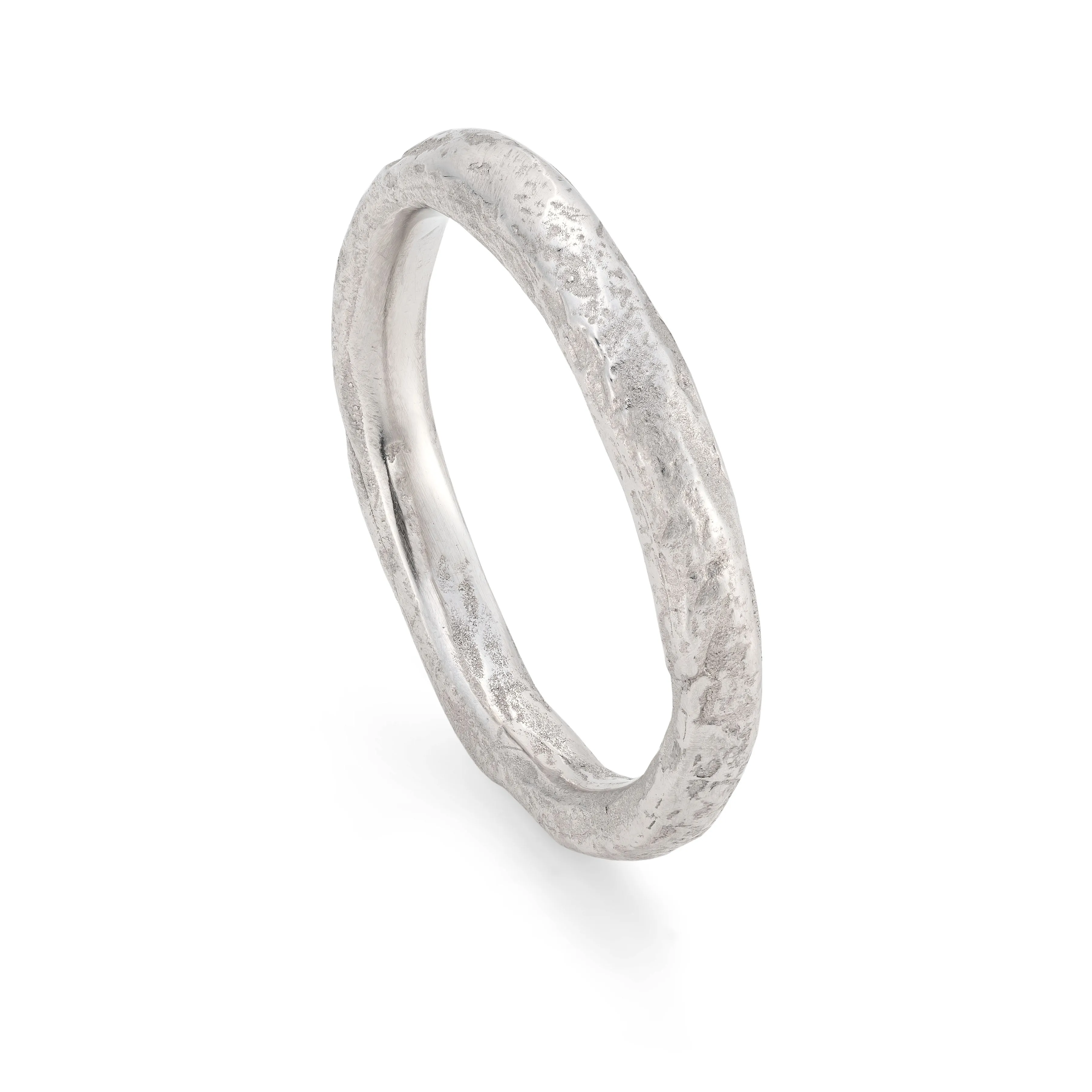 Rock Regular Ring Platinum