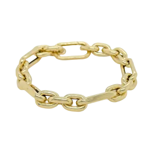 ROUND & OVAL LINK BRACELET