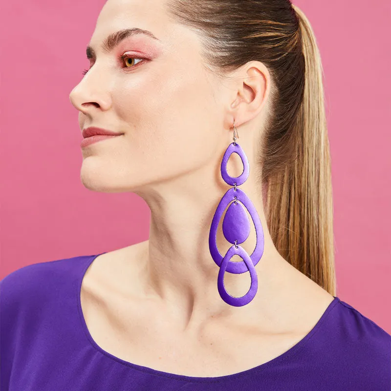 Sade Grande Waterfall Earrings