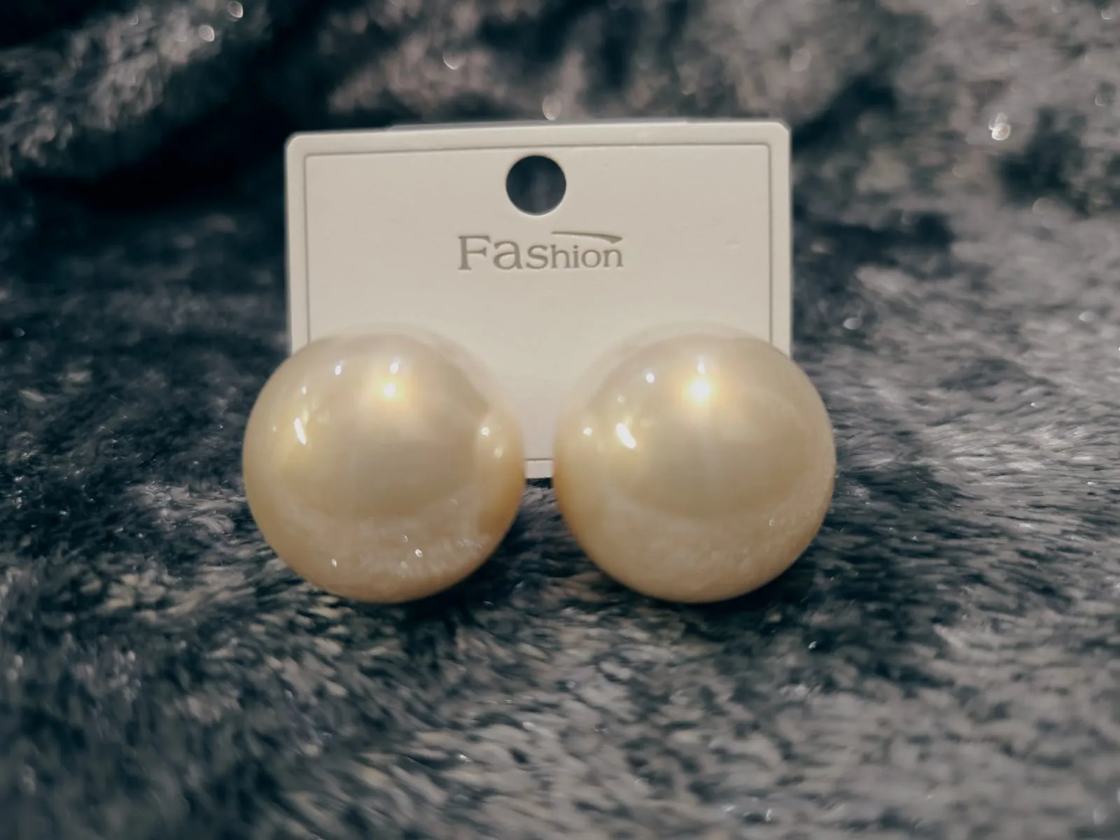 Statement Oversized Pearl Stud Earrings - Large Pearls for a Bold Look