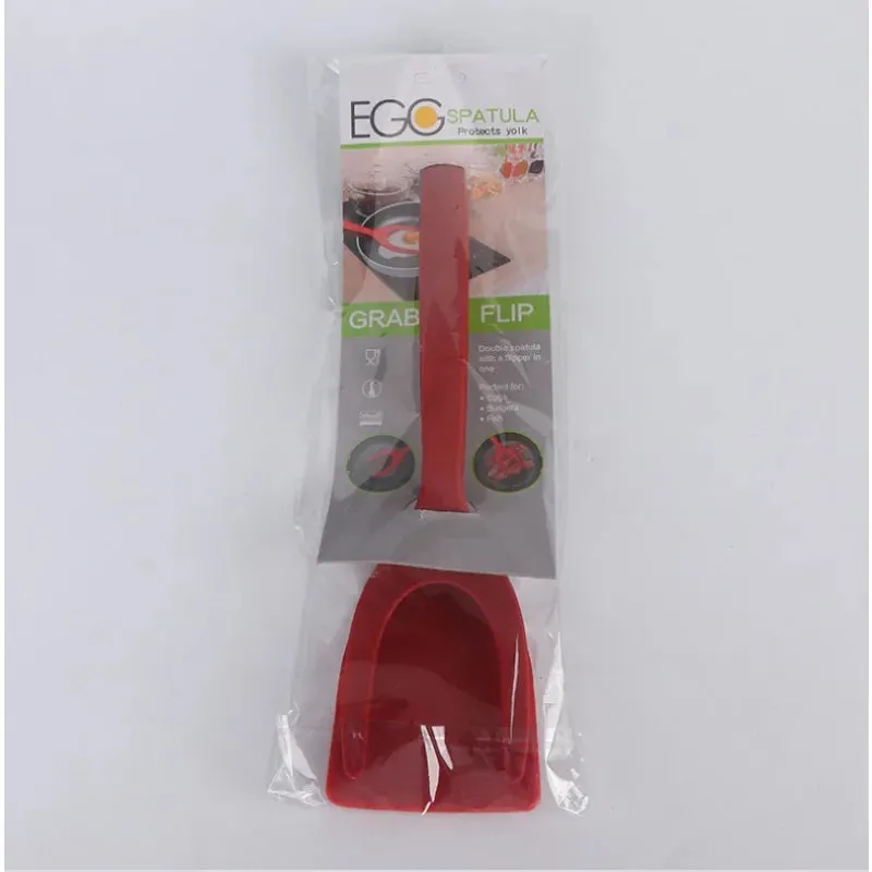 Two-in-One Egg & Pancake Rings – Eco-Friendly Flip Omelet Tongs