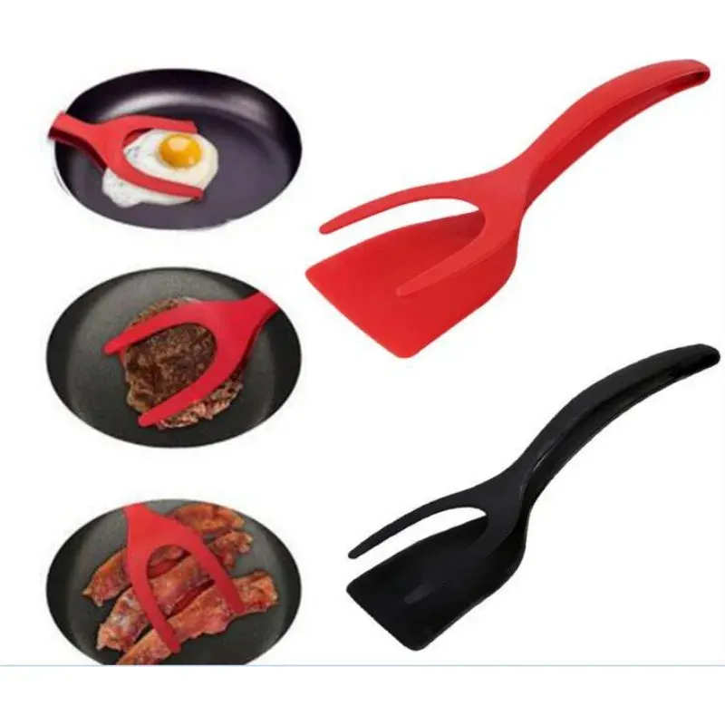 Two-in-One Egg & Pancake Rings – Eco-Friendly Flip Omelet Tongs