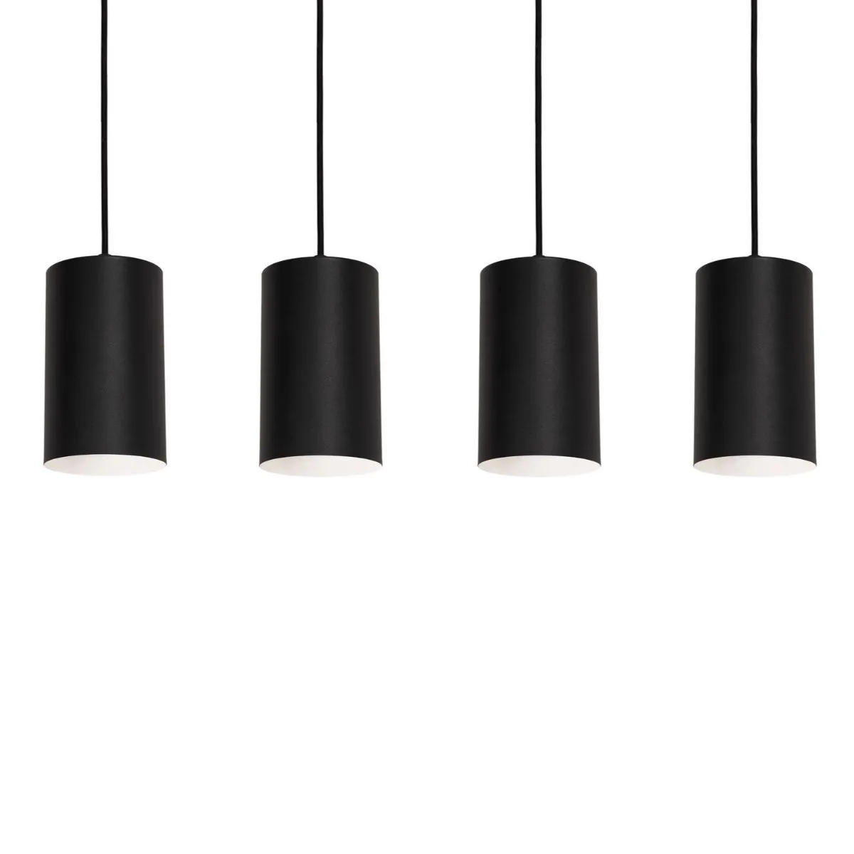 Tyke 36 in. 4 Lights Pendant Light Black Finish