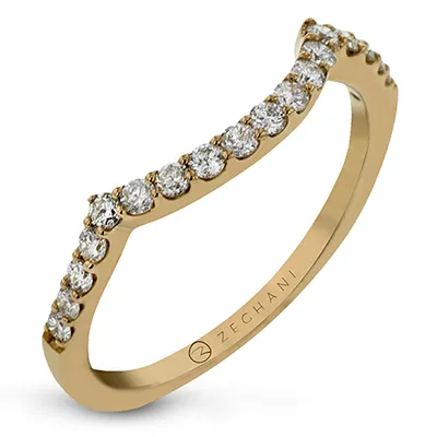 ZR1549 Wedding Set in 14k Gold with Diamonds